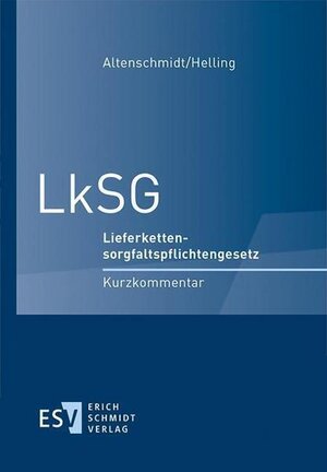 Buchcover LkSG | Stefan Altenschmidt | EAN 9783503211548 | ISBN 3-503-21154-3 | ISBN 978-3-503-21154-8