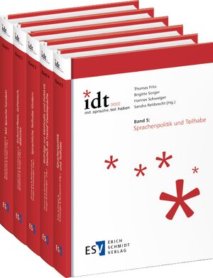 Buchcover IDT 2022: *mit.sprache.teil.haben Bände 1–5 als Gesamtpaket  | EAN 9783503237036 | ISBN 3-503-23703-8 | ISBN 978-3-503-23703-6