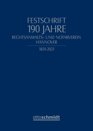 Buchcover Festschrift 190 Jahre Rechtsanwalts- und Notarverein Hannover  | EAN 9783504060664 | ISBN 3-504-06066-2 | ISBN 978-3-504-06066-4