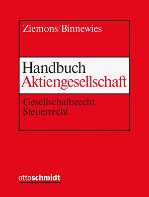 Buchcover Handbuch Aktiengesellschaft | Burkhard Binnewies | EAN 9783504311629 | ISBN 3-504-31162-2 | ISBN 978-3-504-31162-9