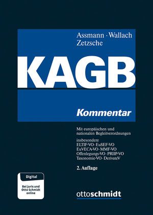 Buchcover Kapitalanlagegesetzbuch (KAGB) | Assmann/Wallach/Zetzsche | EAN 9783504311834 | ISBN 3-504-31183-5 | ISBN 978-3-504-31183-4