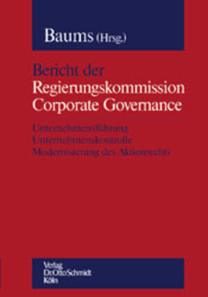 Bericht der Regierungskommission Corporate Governance