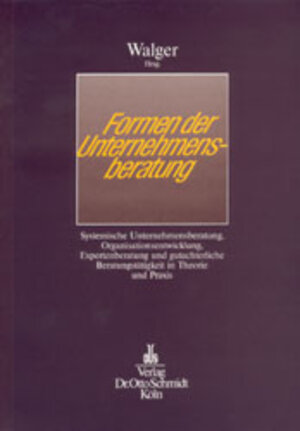 Buchcover Formen der Unternehmensberatung  | EAN 9783504570002 | ISBN 3-504-57000-8 | ISBN 978-3-504-57000-2