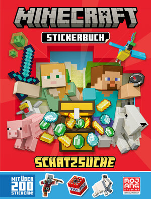 Buchcover Minecraft Stickerbuch Schatzsuche | Minecraft | EAN 9783505150647 | ISBN 3-505-15064-9 | ISBN 978-3-505-15064-7