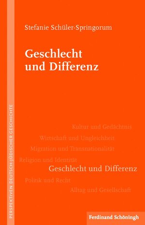 Buchcover Geschlecht und Differenz | Stefanie Schüler-Springorum | EAN 9783506771315 | ISBN 3-506-77131-0 | ISBN 978-3-506-77131-5