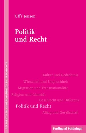 Buchcover Politik und Recht | Uffa Jensen | EAN 9783506777867 | ISBN 3-506-77786-6 | ISBN 978-3-506-77786-7