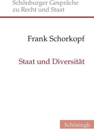 Buchcover Staat und Diversität | Frank Schorkopf | EAN 9783506788610 | ISBN 3-506-78861-2 | ISBN 978-3-506-78861-0