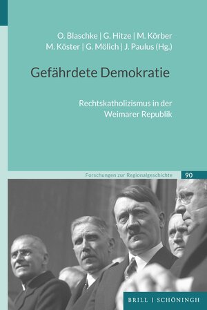 Buchcover Gefährdete Demokratie  | EAN 9783506794833 | ISBN 3-506-79483-3 | ISBN 978-3-506-79483-3