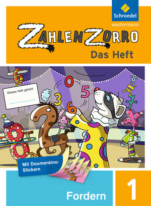 Buchcover Zahlenzorro - Das Heft | Katrin Klöckner | EAN 9783507140226 | ISBN 3-507-14022-5 | ISBN 978-3-507-14022-6