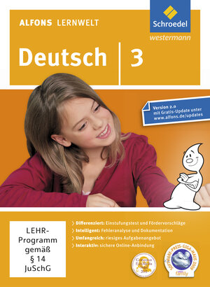 Buchcover Alfons Lernwelt Lernsoftware Deutsch - aktuelle Ausgabe | Ute Flierl | EAN 9783507602731 | ISBN 3-507-60273-3 | ISBN 978-3-507-60273-1