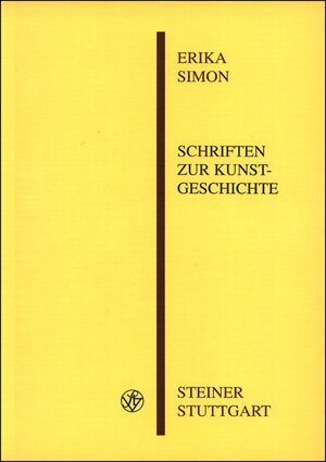 Buchcover Schriften zur Kunstgeschichte | Erika Simon | EAN 9783515081122 | ISBN 3-515-08112-7 | ISBN 978-3-515-08112-2