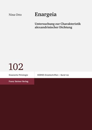 Buchcover Enargeia | Nina Otto | EAN 9783515093354 | ISBN 3-515-09335-4 | ISBN 978-3-515-09335-4