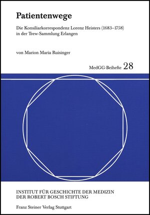 Buchcover Patientenwege | Marion Maria Ruisinger | EAN 9783515094733 | ISBN 3-515-09473-3 | ISBN 978-3-515-09473-3