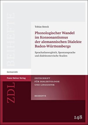 Buchcover Phonologischer Wandel im Konsonantismus der alemannischen Dialekte Baden-Württembergs | Tobias Streck | EAN 9783515100687 | ISBN 3-515-10068-7 | ISBN 978-3-515-10068-7