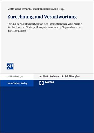 Buchcover Zurechnung und Verantwortung  | EAN 9783515101806 | ISBN 3-515-10180-2 | ISBN 978-3-515-10180-6