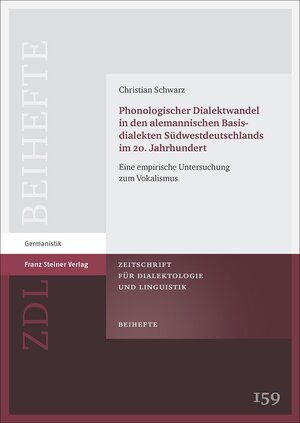 Buchcover Phonologischer Dialektwandel in den alemannischen Basisdialekten Südwestdeutschlands im 20. Jahrhundert | Christian Schwarz | EAN 9783515107907 | ISBN 3-515-10790-8 | ISBN 978-3-515-10790-7