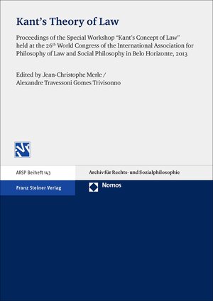 Buchcover Kant's Theory of Law  | EAN 9783515110372 | ISBN 3-515-11037-2 | ISBN 978-3-515-11037-2