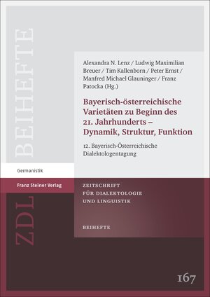 Buchcover Bayerisch-österreichische Varietäten zu Beginn des 21. Jahrhunderts – Dynamik, Struktur, Funktion  | EAN 9783515112239 | ISBN 3-515-11223-5 | ISBN 978-3-515-11223-9
