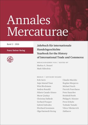 Buchcover Annales Mercaturae 2 (2016)  | EAN 9783515114738 | ISBN 3-515-11473-4 | ISBN 978-3-515-11473-8