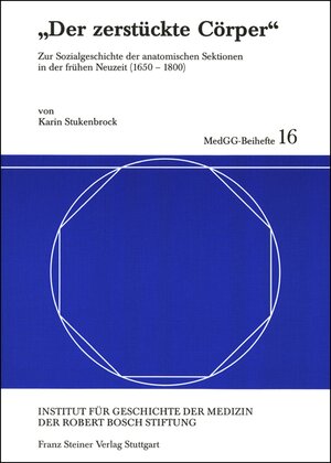 Buchcover "Der zerstückte Cörper" | Karin Stukenbrock | EAN 9783515117937 | ISBN 3-515-11793-8 | ISBN 978-3-515-11793-7