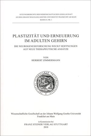 Buchcover Plastizität und Erneuerung im adulten Gehirn | Herbert Zimmermann | EAN 9783515121873 | ISBN 3-515-12187-0 | ISBN 978-3-515-12187-3