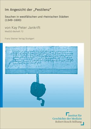 Buchcover Im Angesicht der "Pestilenz" | Kay Peter Jankrift | EAN 9783515123532 | ISBN 3-515-12353-9 | ISBN 978-3-515-12353-2
