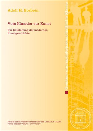 Buchcover Vom Künstler zur Kunst | Adolf H. Borbein | EAN 9783515128049 | ISBN 3-515-12804-2 | ISBN 978-3-515-12804-9
