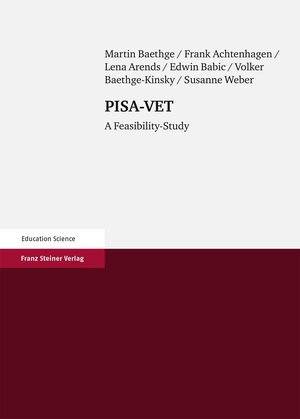 Buchcover PISA-VET | Martin Baethge | EAN 9783515128223 | ISBN 3-515-12822-0 | ISBN 978-3-515-12822-3