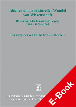 Buchcover Ideeller und struktureller Wandel von Wissenschaft  | EAN 9783515130011 | ISBN 3-515-13001-2 | ISBN 978-3-515-13001-1