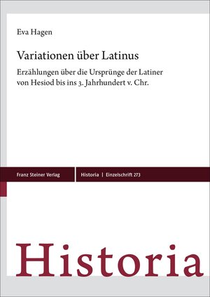 Buchcover Variationen über Latinus | Eva Hagen | EAN 9783515136150 | ISBN 3-515-13615-0 | ISBN 978-3-515-13615-0