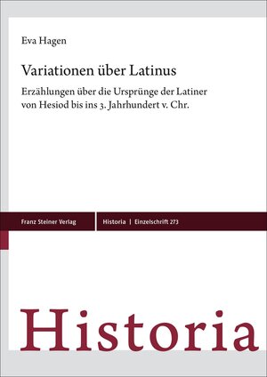 Buchcover Variationen über Latinus | Eva Hagen | EAN 9783515136228 | ISBN 3-515-13622-3 | ISBN 978-3-515-13622-8