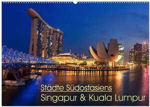 Buchcover Städte Südostasiens - Singapur & Kuala Lumpur (Wandkalender 2026 DIN A2 quer), CALVENDO Monatskalender | Jean Claude Castor I 030mm-photography | EAN 9783516014655 | ISBN 3-516-01465-2 | ISBN 978-3-516-01465-5