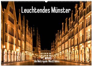 Buchcover Leuchtendes Münster 2026 - die Metropole Westfalens (Wandkalender 2026 DIN A2 quer), CALVENDO Monatskalender | Matthias Budde | EAN 9783516017069 | ISBN 3-516-01706-6 | ISBN 978-3-516-01706-9