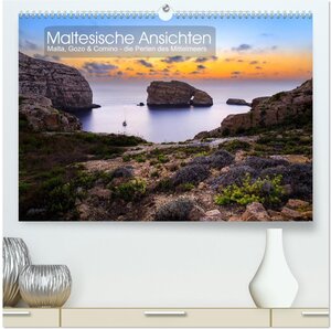 Buchcover Maltesische Ansichten (hochwertiger Premium Wandkalender 2026 DIN A2 quer), Kunstdruck in Hochglanz | Reemt Peters | EAN 9783516017472 | ISBN 3-516-01747-3 | ISBN 978-3-516-01747-2