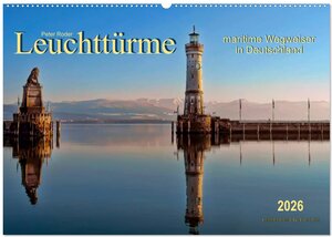 Buchcover Leuchttürme - maritime Wegweiser in Deutschland (Wandkalender 2026 DIN A2 quer), CALVENDO Monatskalender | Peter Roder | EAN 9783516019094 | ISBN 3-516-01909-3 | ISBN 978-3-516-01909-4