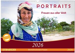 Buchcover PORTRAITS - Frauen aus aller Welt (Wandkalender 2026 DIN A3 quer), CALVENDO Monatskalender | Claudia Wiens | EAN 9783516019377 | ISBN 3-516-01937-9 | ISBN 978-3-516-01937-7