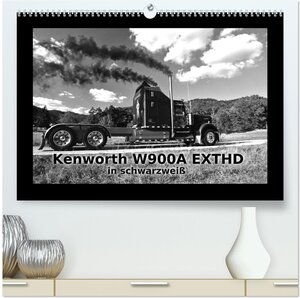 Buchcover Kenworth W900A EXTHD - in schwarzweiß (hochwertiger Premium Wandkalender 2026 DIN A2 quer), Kunstdruck in Hochglanz | Ingo Laue | EAN 9783516027907 | ISBN 3-516-02790-8 | ISBN 978-3-516-02790-7