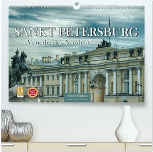 Buchcover Sankt Petersburg - "Venedig des Nordens" (hochwertiger Premium Wandkalender 2026 DIN A2 quer), Kunstdruck in Hochglanz | Oliver Pinkoss | EAN 9783516029574 | ISBN 3-516-02957-9 | ISBN 978-3-516-02957-4