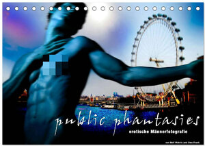 Buchcover public phantasies - erotische Männerfotografie (Tischkalender 2026 DIN A5 quer), CALVENDO Monatskalender | Ralf Wehrle und Uwe Frank, Black&White Fotodesign | EAN 9783516037951 | ISBN 3-516-03795-4 | ISBN 978-3-516-03795-1