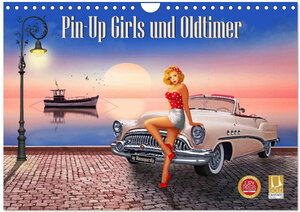 Buchcover Pin-Up Girls und Oldtimer by Mausopardia (Wandkalender 2026 DIN A4 quer), CALVENDO Monatskalender | Monika Jüngling alias Mausopardia | EAN 9783516043037 | ISBN 3-516-04303-2 | ISBN 978-3-516-04303-7