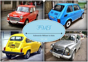 Buchcover FIAT - Italienische Oldtimer in Kuba (Wandkalender 2026 DIN A2 quer), CALVENDO Monatskalender | Henning von Löwis of Menar | EAN 9783516054590 | ISBN 3-516-05459-X | ISBN 978-3-516-05459-0