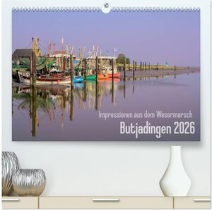 Buchcover Impressionen aus dem Wesermarsch - Butjadingen 2026 (hochwertiger Premium Wandkalender 2026 DIN A2 quer), Kunstdruck in Hochglanz | Christian Lindau | EAN 9783516091632 | ISBN 3-516-09163-0 | ISBN 978-3-516-09163-2