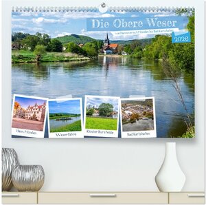 Buchcover Die Obere Weser - Von Hannoversch Münden bis Bad Karlshafen (hochwertiger Premium Wandkalender 2026 DIN A2 quer), Kunstdruck in Hochglanz | Markus W. Lambrecht | EAN 9783516095951 | ISBN 3-516-09595-4 | ISBN 978-3-516-09595-1