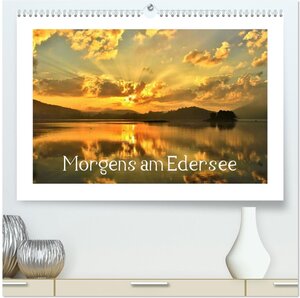 Buchcover Morgens am Edersee (hochwertiger Premium Wandkalender 2026 DIN A2 quer), Kunstdruck in Hochglanz | Heike Loß | EAN 9783516125597 | ISBN 3-516-12559-4 | ISBN 978-3-516-12559-7