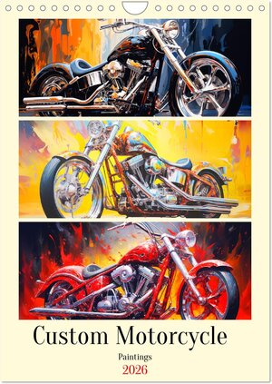 Buchcover Custom Motorcycle Paintings (Wandkalender 2026 DIN A4 hoch), CALVENDO Monatskalender | Rose Hurley | EAN 9783516307566 | ISBN 3-516-30756-0 | ISBN 978-3-516-30756-6