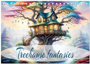 Buchcover Treehouse fantasies (Desk Calendar 2026 DIN A5 landscape), CALVENDO 12 Month DeskCalendar | Dusanka Djeric | EAN 9783516532081 | ISBN 3-516-53208-4 | ISBN 978-3-516-53208-1