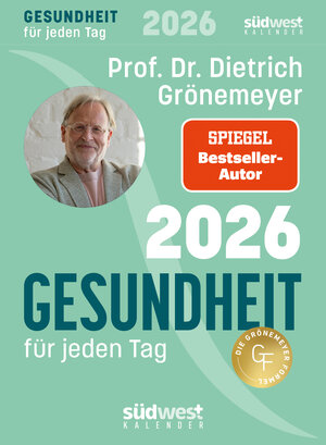 Buchcover Gesundheit für jeden Tag 2026 - Tagesabreißkalender zum Aufstellen oder Aufhängen | Dietrich Grönemeyer | EAN 9783517103822 | ISBN 3-517-10382-9 | ISBN 978-3-517-10382-2