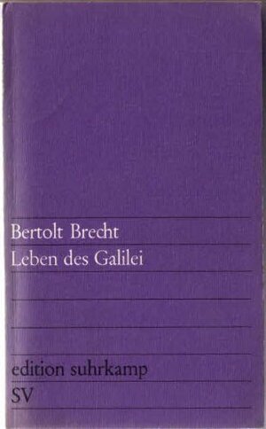Buchcover Leben des Galilei, | Brecht, Bertolt | EAN 9783518000014 | ISBN 3-518-00001-2 | ISBN 978-3-518-00001-4