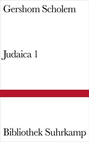Buchcover Judaica I | Gershom Scholem | EAN 9783518011065 | ISBN 3-518-01106-5 | ISBN 978-3-518-01106-5