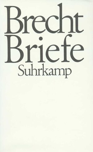 Buchcover Briefe | Bertolt Brecht | EAN 9783518022672 | ISBN 3-518-02267-9 | ISBN 978-3-518-02267-2